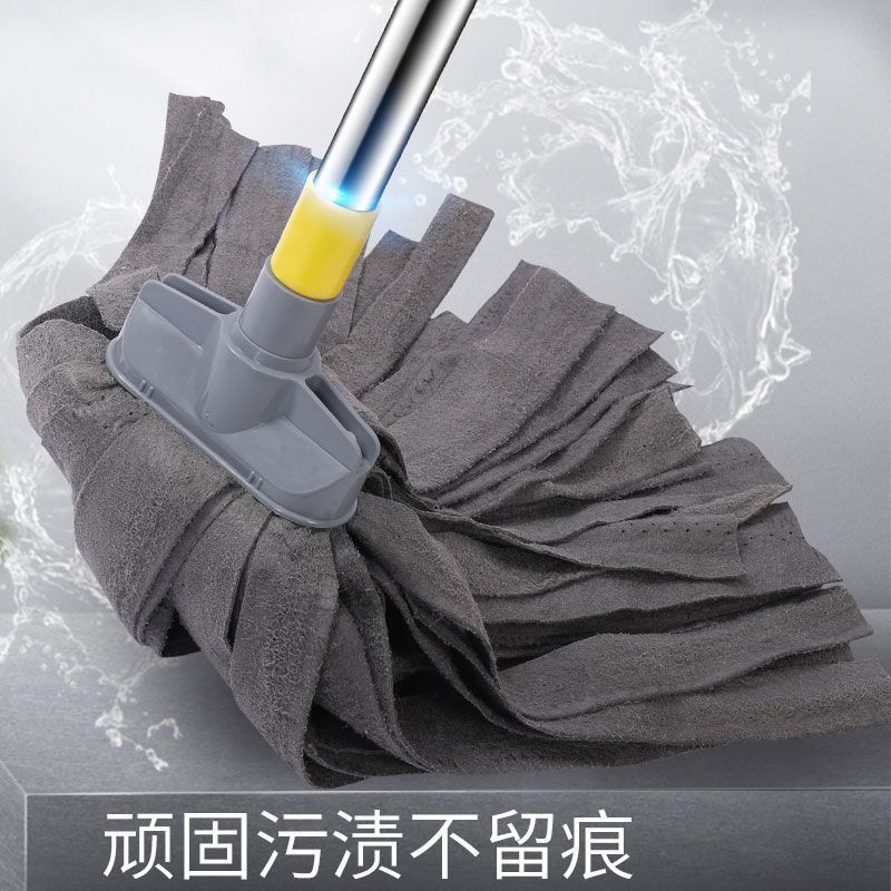 魔力布无痕拖把魔力拖把一拖净不掉毛老式扁头吸水布拖把家用墩布