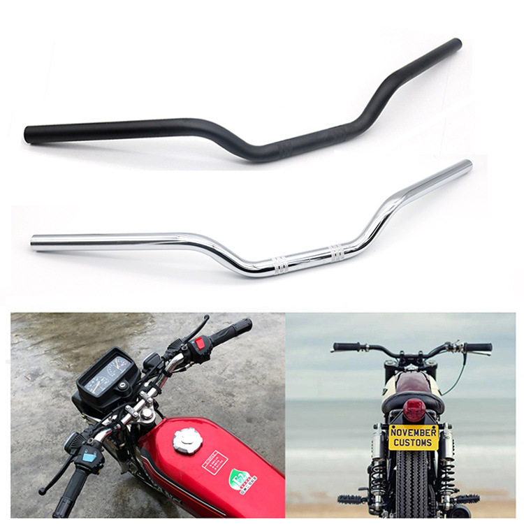 Motorsiklet üçün retro gidon CG125 22 mm polad