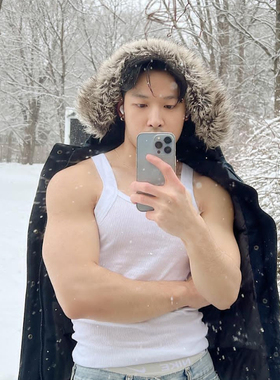 男士背心夏季纯棉修身型跨栏运动健身打底吸汗透气白色男式汗衫潮