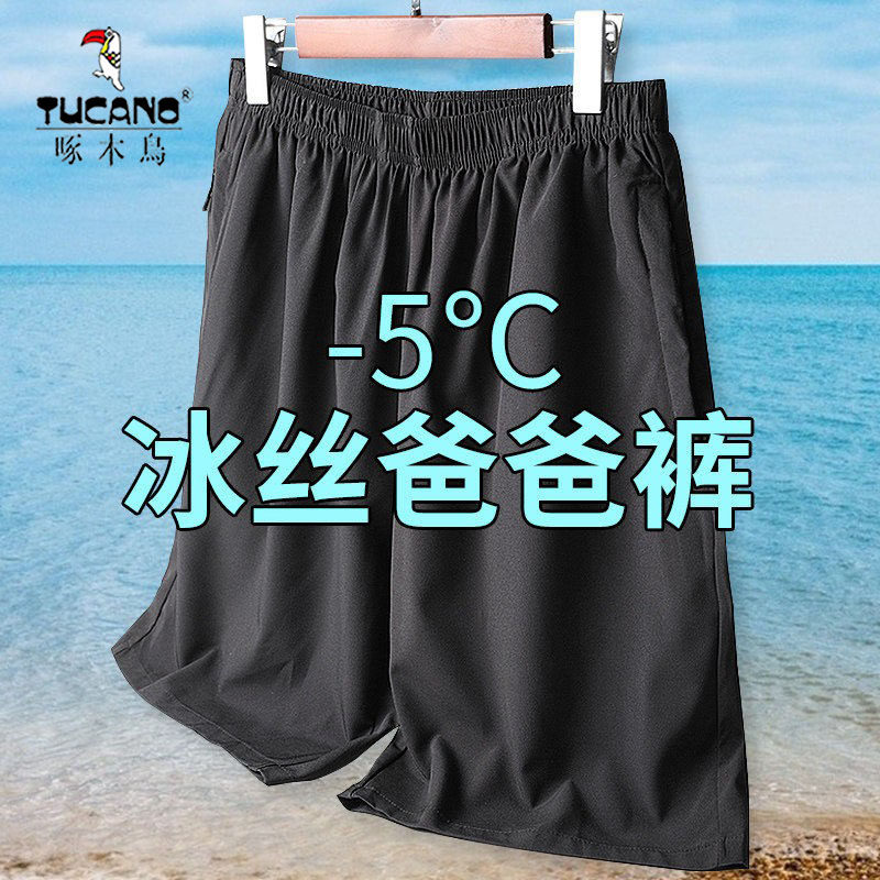 啄木鸟爸爸沙滩短裤夏季