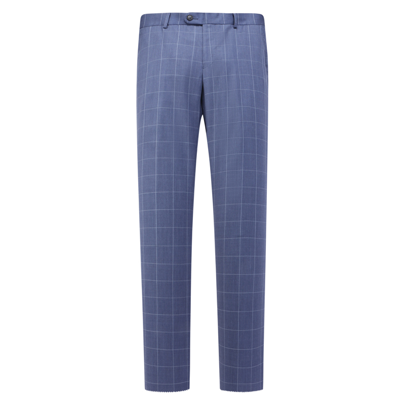 J1596鸟春秋款男式西裤 绵羊毛中腰修身商务休闲长裤 213070