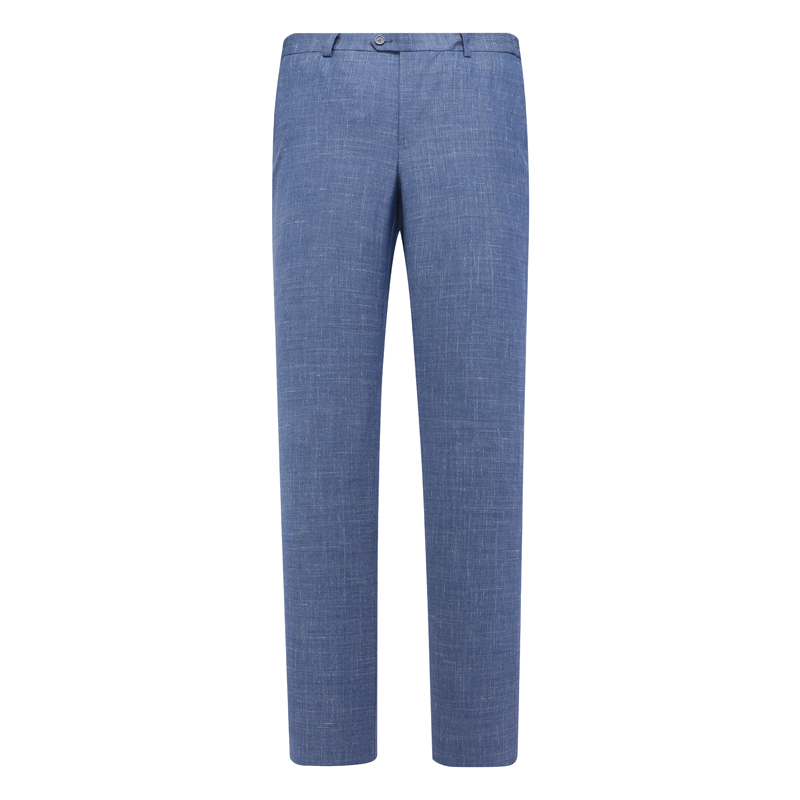 J1671鸟春秋款男式西裤 绵羊毛中腰修身商务休闲长裤 211264