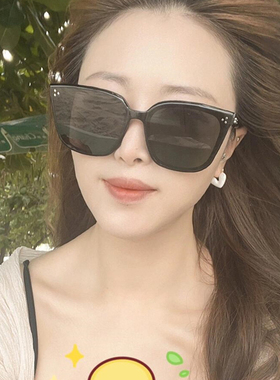 2024新款墨镜女大框周杰伦明星同款JM太阳镜男防紫外线显瘦圆脸