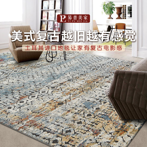 土耳其进口家用客厅美式地毯