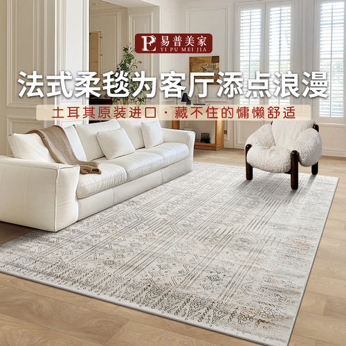 易普美家土耳其进口法式轻奢地毯