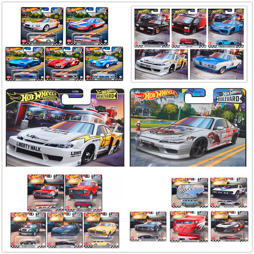 风火轮Hotwheels 铁底胶胎 花园大道19思域EK9大众T1马自达R34