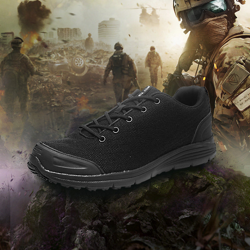 corcoran风神一体新型超轻耐磨防风沙专业训练执勤鞋黑色沙