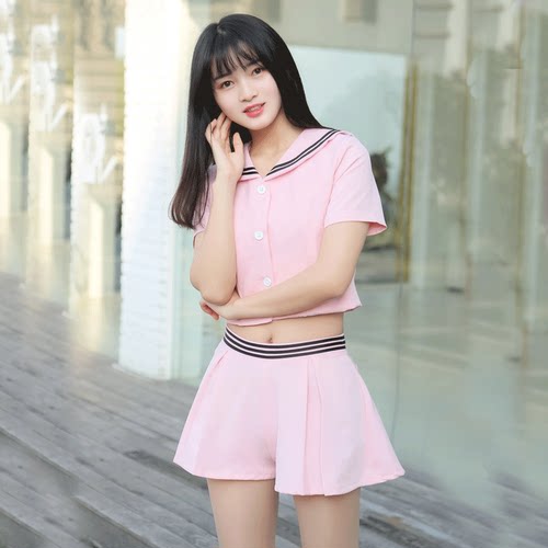 弹力小女友水手服gfriend同款