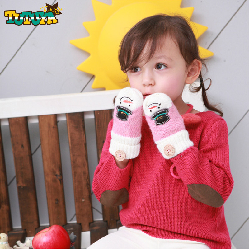 Gants pour enfants en de laine - Ref 2146894 Image 4