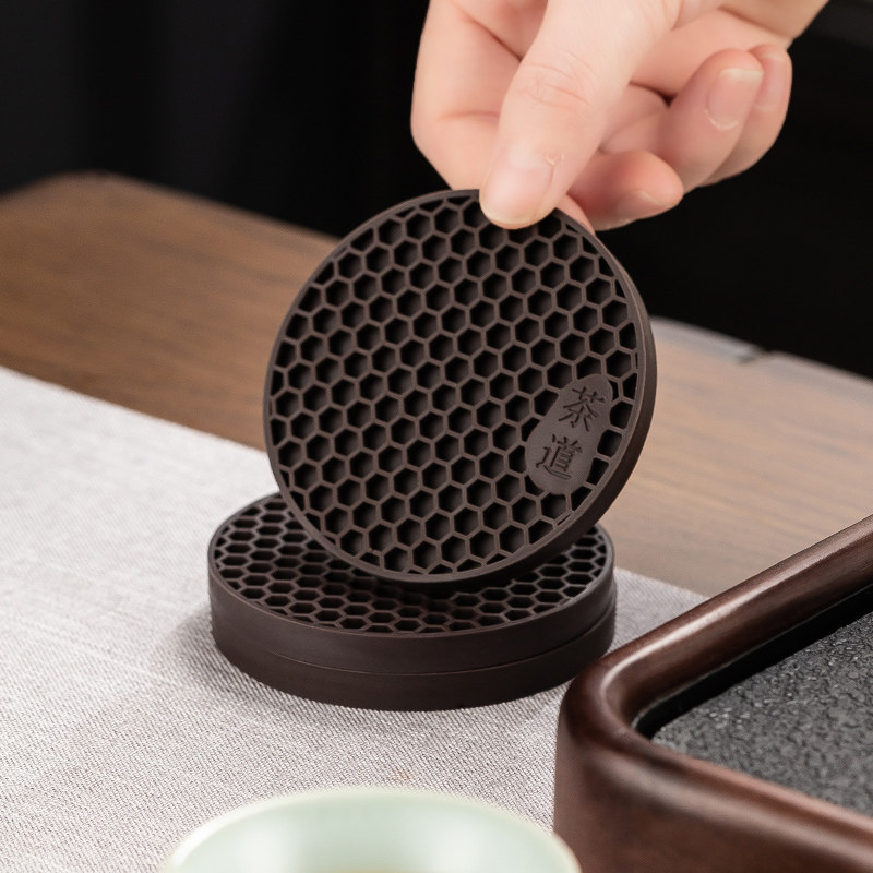 诺阡茶杯垫耐高温硅胶垫子图片