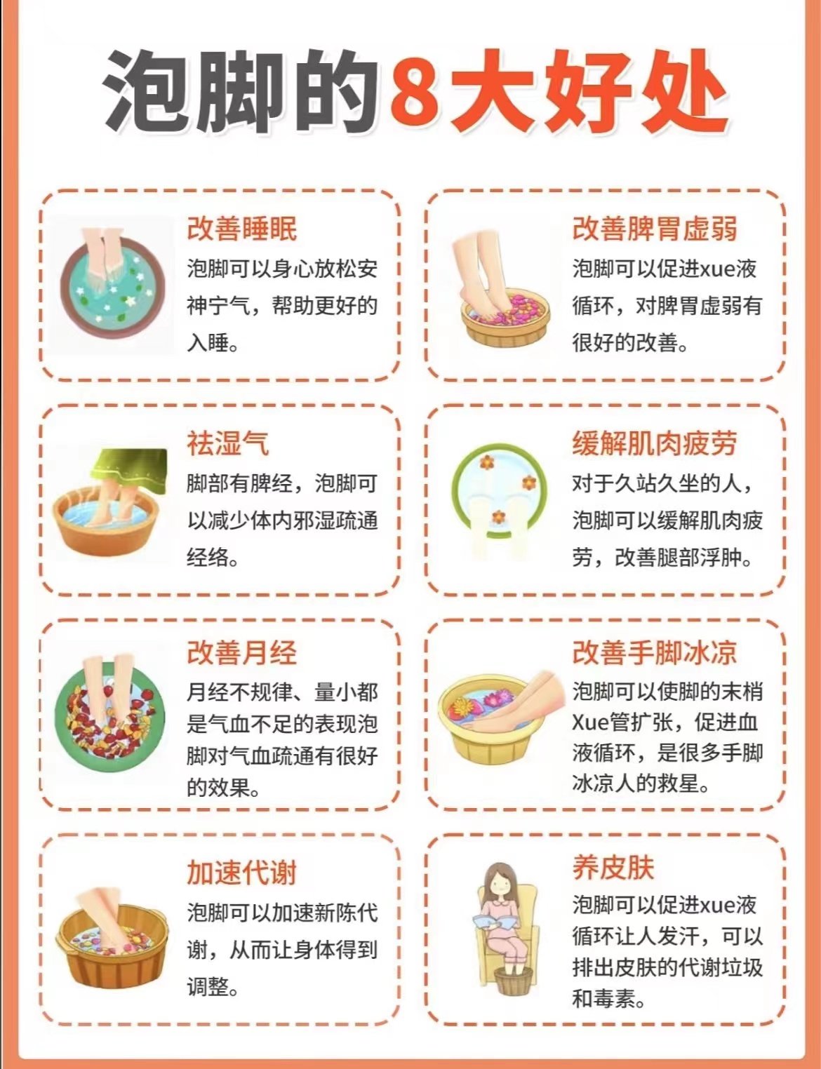 【柒柒moon】泡澡/泡脚的好处