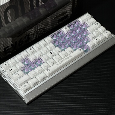 xvx恋爱喵果冻键帽适配wooting迈从Ace60美加狮下蜜蜂mate68 ev63