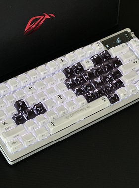 xvx克罗恩蝶影键帽rog夜魔/雨75/重力星球k1/魔导士迈从ace68/帽