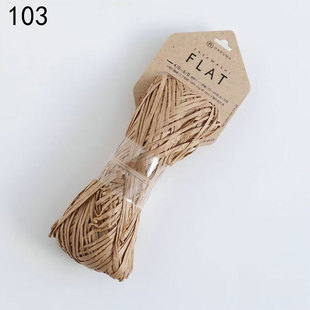 日本横田竹和纸线 毛线春夏线 钩针帽子编织