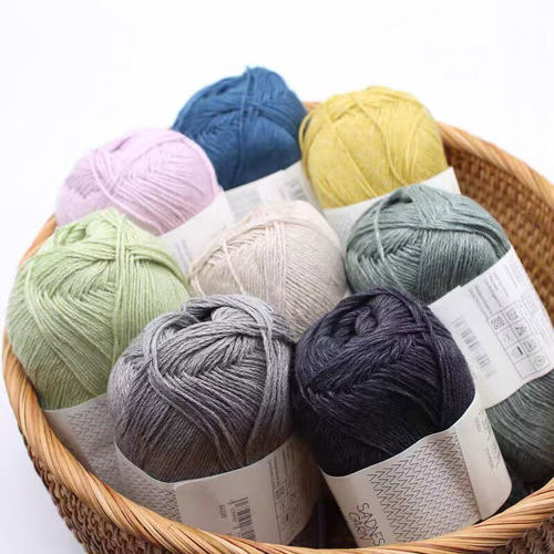 进口春夏毛线 Sandnes TYNN line挪威细棉麻线亚麻线宝宝可用