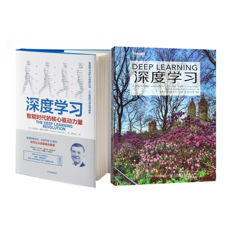 【正版包邮】深度学习+深度学习(智能时代的核心驱动力量)(精)(共2册)机器人学习系统深度学习框架神经网络互联网科技公司核心技术