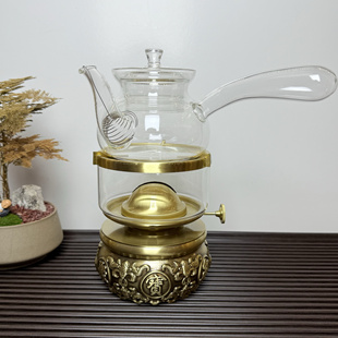 精品空气灯复古小茶灯中式煤油灯便携茶炉功夫茶明火煮水铜茶