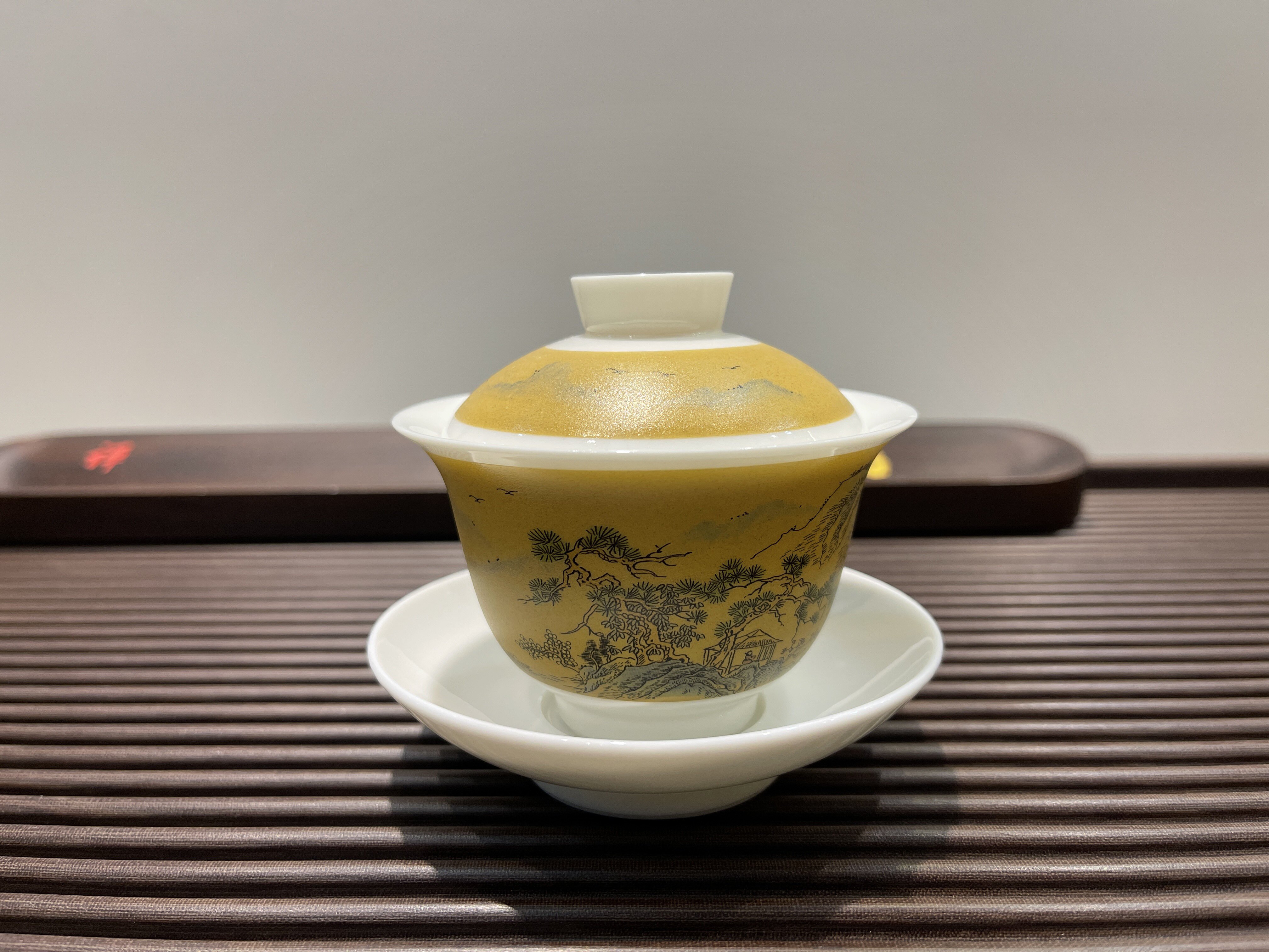 德化羊脂玉盖碗高档茶具冰瓷景德镇仿古三才盖碗闭功夫茶器茶具