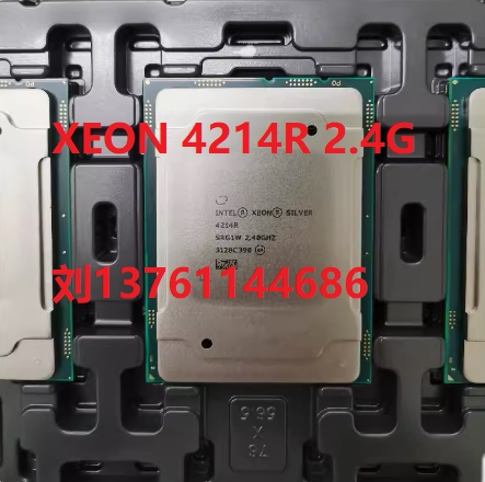Intel xeon 4214R 4215R至强 Xeon cpu 12核心24线程2.4GHZ 一年
