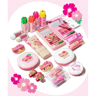 韩国Amuse Hello Kitty合作限量唇彩腮红气垫粉底眼影盘套盒 25新