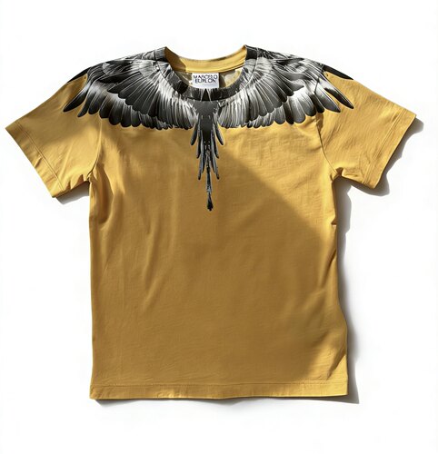 现货秒发 意大利marcelo Burlon男童翅膀印花短袖T恤