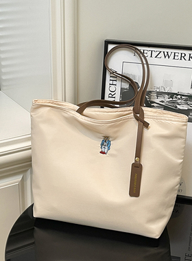 托特包包女式2026新款轻便手提包旅行妈妈包大容量上课通勤单肩包