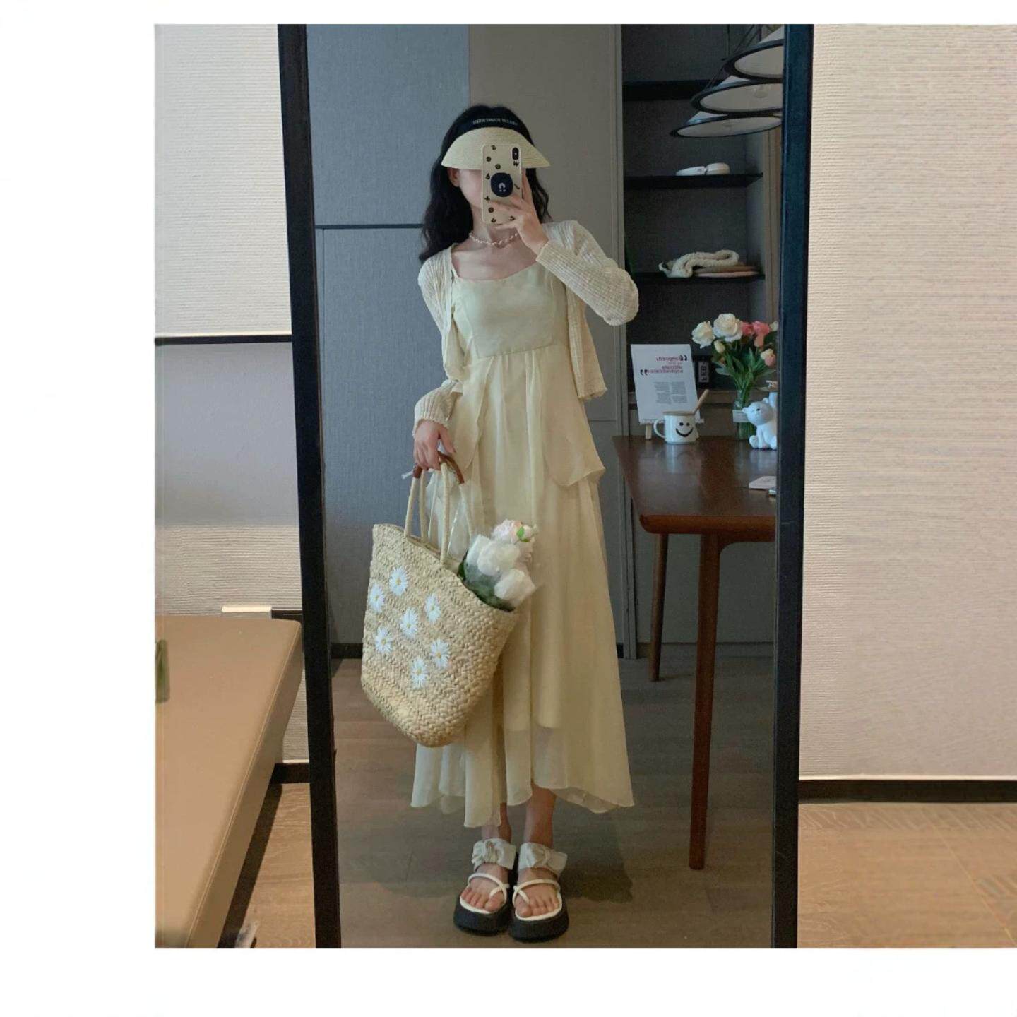 沙滩裙女三亚大理洱海度假风海边