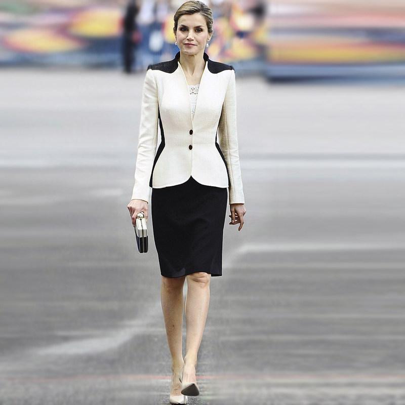 欧货女装春秋季新款高级感职业包臀裙气质名媛西装外套两件套套装