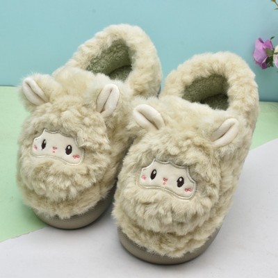 全包跟保暖舒适居家男女棉鞋