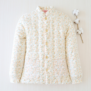 手工棉花棉衣女士冬装 保暖内胆棉袄中老年外穿宽松妈妈棉服高腰棉