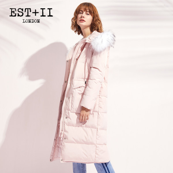 EST+II 艺诗 中长款过膝加厚貉子毛领 女式羽绒服 天猫优惠券折后¥459包邮史低(¥859-400)2色可选 EST+II 艺诗 中长款过膝加厚貉子毛领 女式羽绒服 天猫优惠券折后¥459包邮史低(¥859-400)2色可选