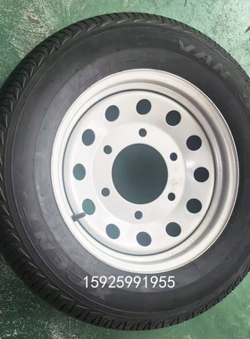 开山185/80R14志高225/75R15空压机轮胎钢圈225/65R16 235/85R16