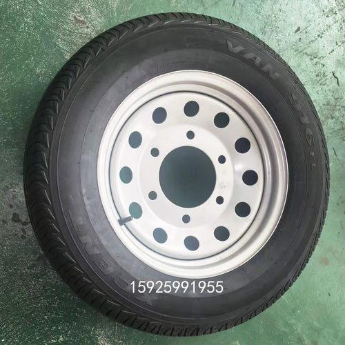 开山185/80R14志高225/75R15空压机轮胎钢圈225/65R16 235/85R16