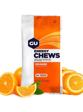 GU Performance Energy Chews 能量咀嚼软糖 马拉松 骑行 徒步用