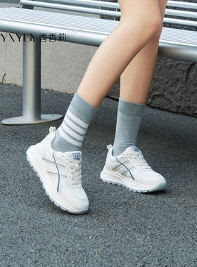 香香莉女鞋2026春季新款33650厚底小白鞋女百搭透气休闲运动板鞋