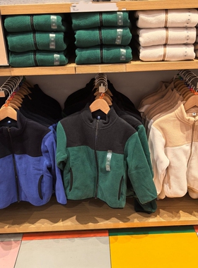 日单童装男女童摇粒绒拉链茄克长袖外套夹克秋冬款478141/480184