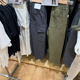 子479964 男女水洗宽松休闲工装 休闲裤 可作长裤 474100 九分裤