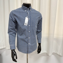 日系男女优质长绒棉格子衬衫长袖休闲格子衬衣483136/476016