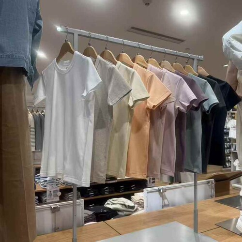 女装正肩大师短袖T恤圆领基础款糖果色打底上衣474404