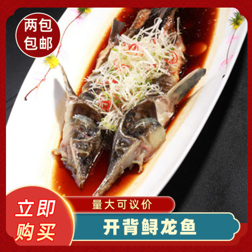 开背鲟龙鱼腌制淡水鱼酒店特色半成品食材商用速冻海鲜水产商用