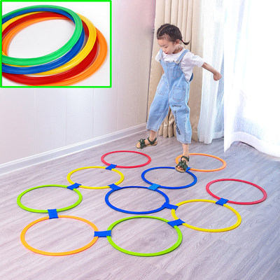 Kids Outdoor Toys Hopscotch Ring Jumping For Kids Sports Out