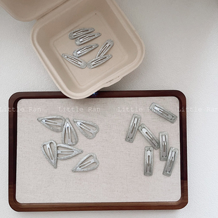 新品 夏季 发饰儿童闪银碎发夹宝宝刘海夹边夹 Ran Little