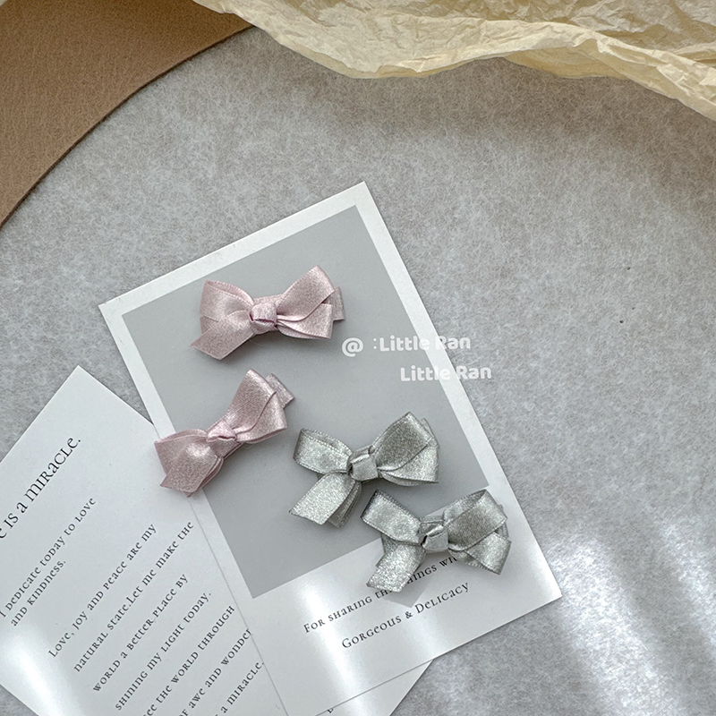 韩国进口银色头花LittleRan公主