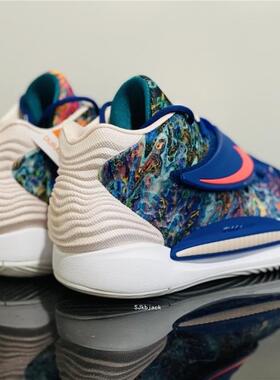 NIKE KD14 EP 耐克杜兰特14代实战男子中帮减震篮球鞋 CZ0170-400