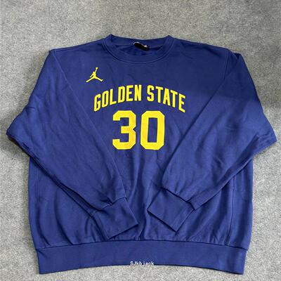 库里加绒30号金州勇士运动卫衣