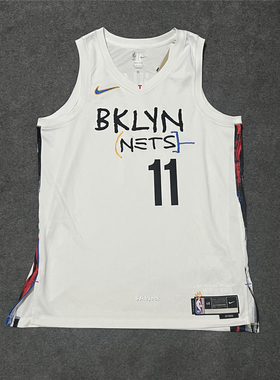 Nike布鲁克林篮网男运动休闲无袖欧文速干篮球背心球衣DO9585-103