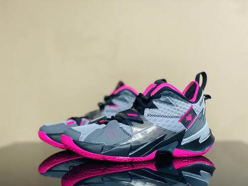 jordan黑白实战篮球鞋