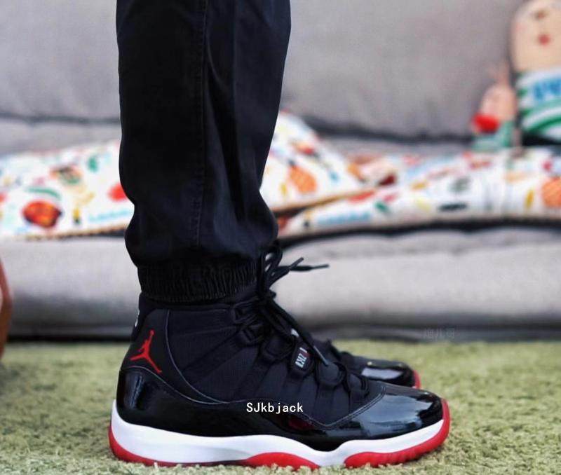 Air Jordan11 Bred AJ11黑红高帮季后赛19年复刻篮球鞋378037-061