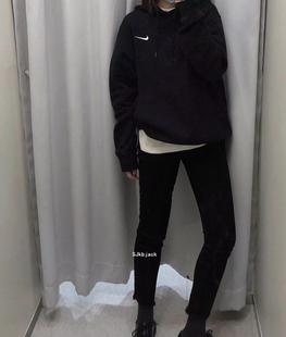 NIKE Sportswear 男针织连帽运动休闲潮流套头衫卫衣 916271-010