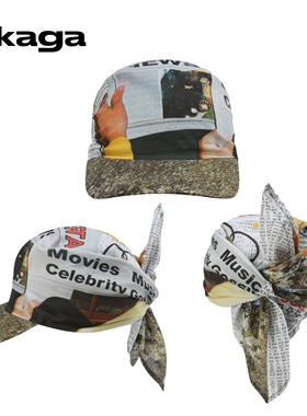 官方正品KAGA【Best Newcomer】弧檐头巾帽包头帽 unisex日常造型